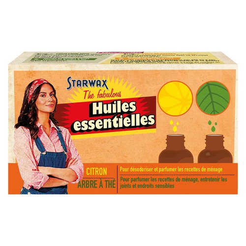 Strwx The Fabulous Coffret De 2 Huiles Essentielles Citron& Tea Tree