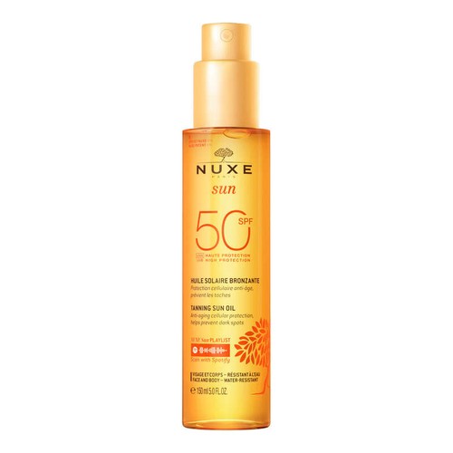 [Para] Nuxe sun huile solaire bronzante spf50 150ml
