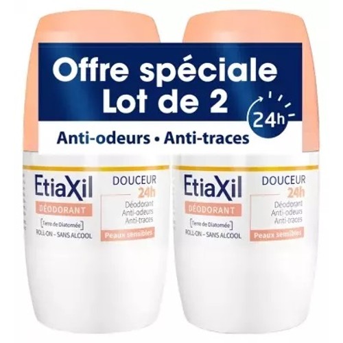 [Para] Etiaxil Anti Transpirant déodorant Roll-On 48h lot 2x50ml