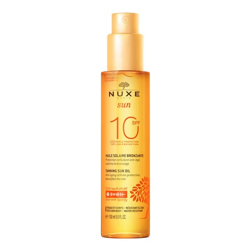 [Para] Nuxe Sun Huile Bronzante Solaire Visage et Corps SPF10 150ml