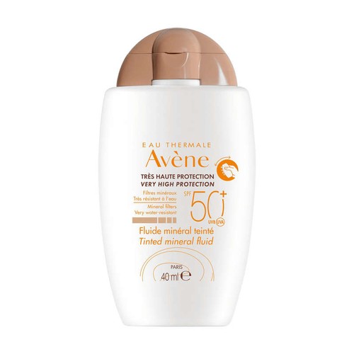 [Para] Avène Crème Solaire Fluide minéral teinté  Indice 50+  40ml
