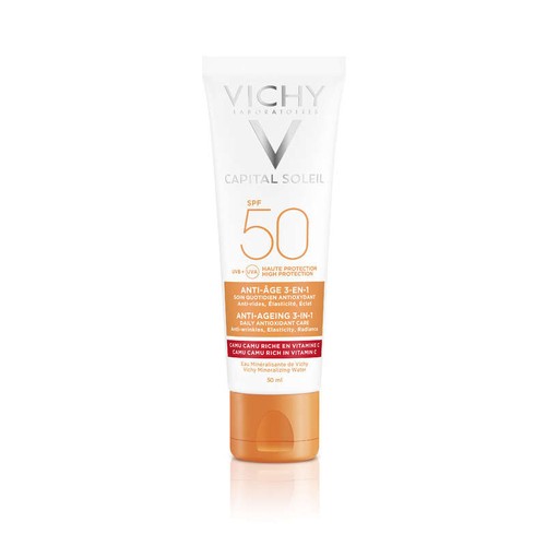[Para] Vichy Capital Soleil Soin solaire anti-âge SPF 50 50ml