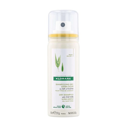 [Para] Klorane Shampoing Sec Extra-Doux Au Lait d'Avoine L’original Tous Types de Cheveux 50ml