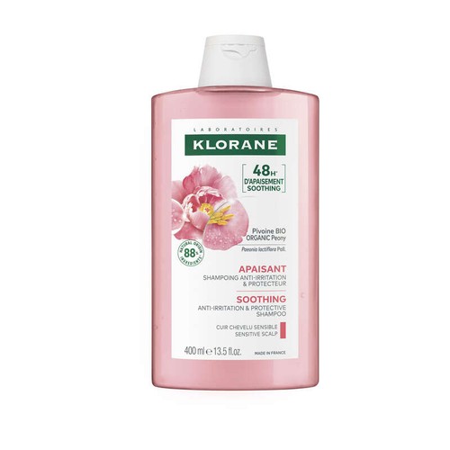 [Para] Klorane Shampoing à la Pivoine Apaisant & Anti-Irritant Bio 400ml