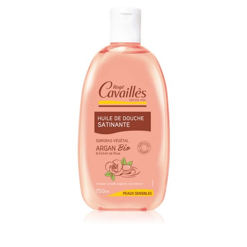 [Para] Rogé Cavailles Huile de Douche Satinante Argan & Rose 500+250ml