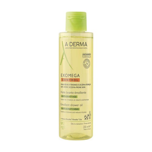 [Para] A-Derma Exomega Control Huile Lavante Émolliente Anti-Grattage 200ml