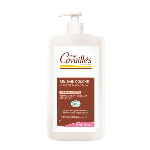 [Para] Rogé Cavaillès Gel Bain Douche Huile de Macadamia Bio 1L