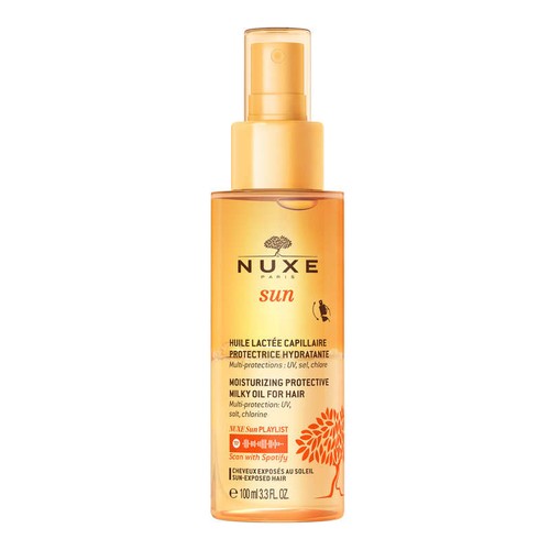 [Para] Nuxe Sun Huile Lactée Capillaire Protectrice Hydratante 100ml
