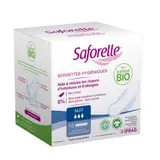 [Para] Saforelle Coton Protect Serviettes Hygieniques Nuit Boite de 10