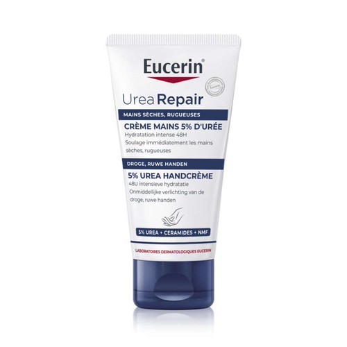 [Para] Eucerin Urearepair Crème Mains Peaux Sèche 5% 75ml