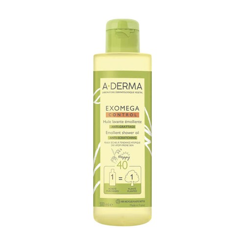 [Para] A-Derma Exomega Control Huile Lavante Emolliente Anti-Grattage 500ml