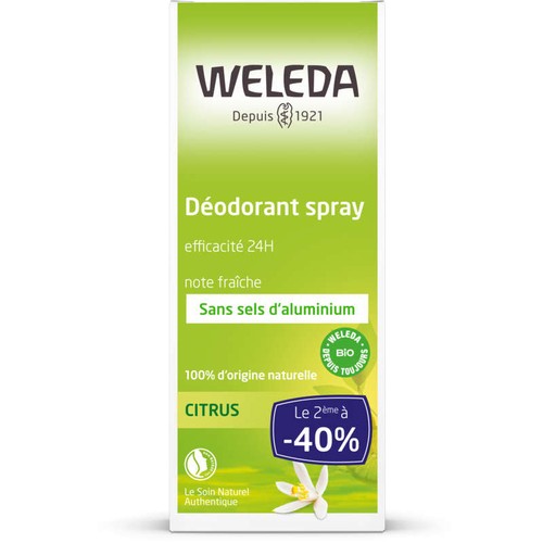 [Para] Weleda Déodorant Spray Citrus Bio 2x100ml