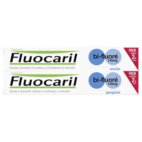 [Para] Fluocaril Dentifrice Gencives Bi-Fluoré 145mg Lot 2x75ml