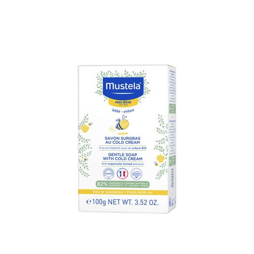 [Para] Mustela Savon surgras au Cold Cream à la cire d'abeille Bio 100g