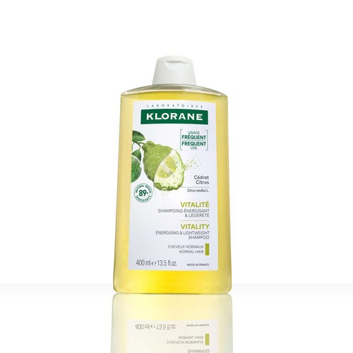 [Para] Klorane Légèreté Shampoing Assainissant à la Pulpe de Cédrat Pour Cheveux normaux Régraissant Vite 400ml