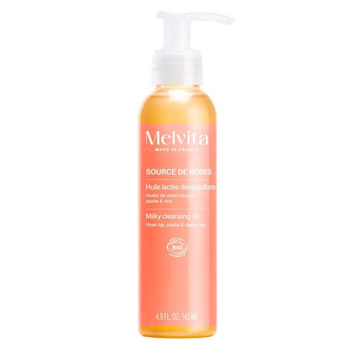 [Para] Melvita Source des Roses Huile Lactée Démaquillante Bio 145ml