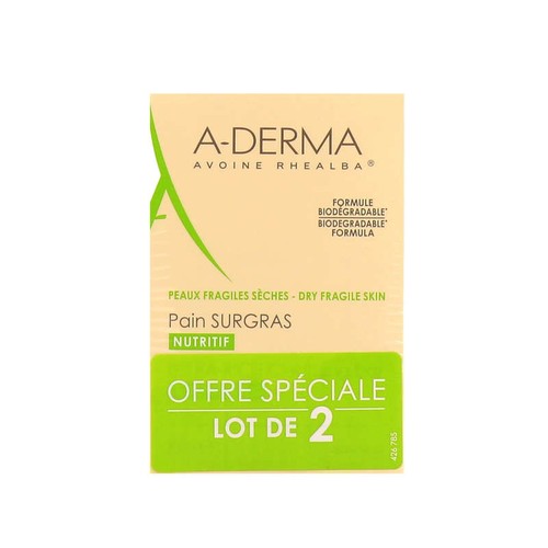 [Para] A-Derma Pain Surgras Nettoyant Nutritif Offre spéciale duo 2X100g