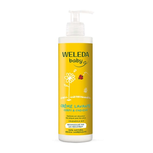 [Para] Weleda Crème Lavante Corps et Cheveux Calendula 400ml