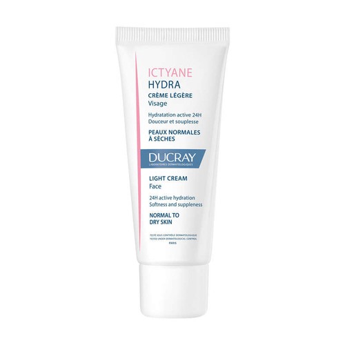 [Para] Ducray Ictyane hydra Crème légère hydratante peau sèche visage 40ml