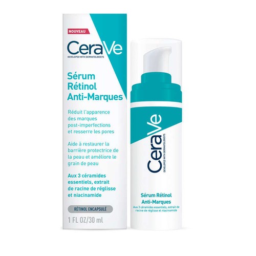 [Para] CeraVe Sérum Rétinol Anti-Marques enrichi au Rétinol encapsulé et aux 3 céramides essentiels 30ml
