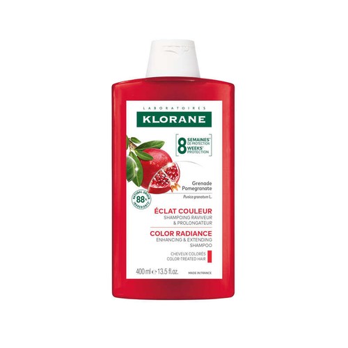 [Para] Klorane Shampoing Eclat à la Grenade pour Cheveux Colorés 400ml
