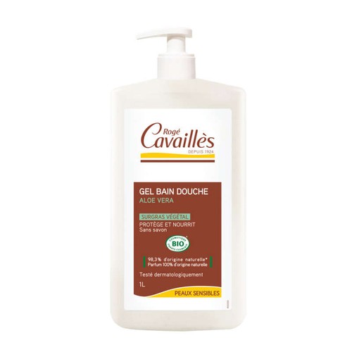 [Para] Rogé Cavaillès Gel Bain Douche Aloe Vera Bio 1L