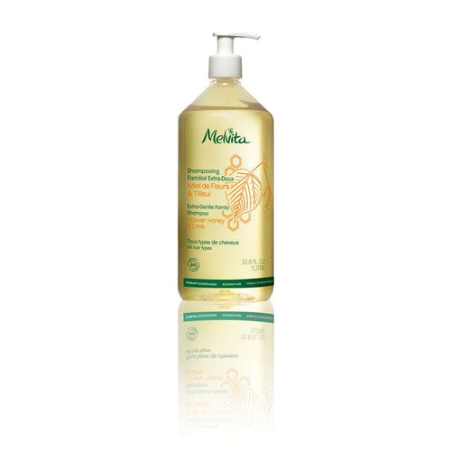 [Para] Melvita Shampooing Familial Miel & Tilleul 1L Bio