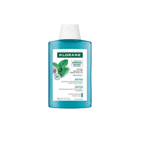 [Para] Klorane Détox Shampoing à la Menthe Bio Cheveux Normaux 200ml