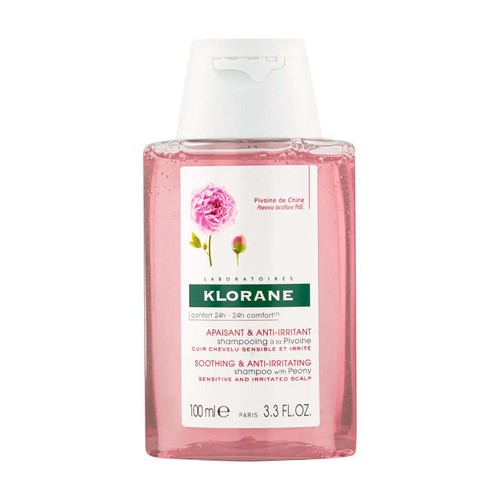 [Para] Klorane Shampoing Apaisant & Anti-Irritant à la Pivoine Bio pour Cuir Chevelu Sensible et Irrité 100ml