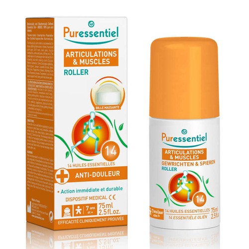 [Para] Puressentiel Roller Articulations & Muscles aux 14 huiles essentielles 75ml