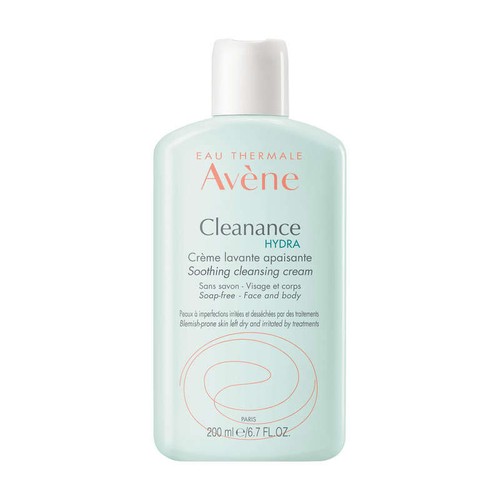 [Para] Eau Thermale Avène - Cleanance - HYDRA Crème lavante apaisante - peaux desséchées et irritées par traitements 200ml