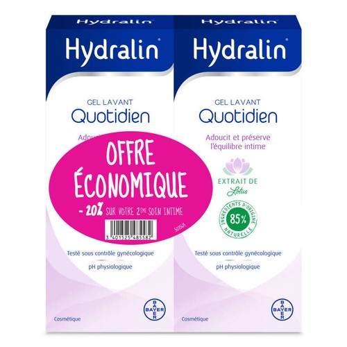 [Para] Hydralin Apaisa Gel Lavant 2x200ml
