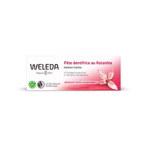 [Para] Weleda Pâte Dentifrice au Ratanhia 75ml