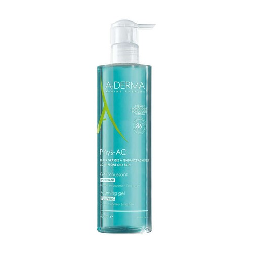 [Para] A-Derma  Gel moussant nettoyant purifiant peaux grasses 400ml