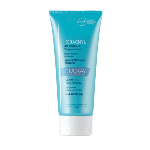 [Para] Ducray Keracnyl Gel Moussant Nettoyant Purifiant Visage Peau Grasse 200ml
