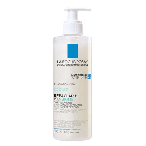 [Para] La Roche-Posay Crème Lavante Hydratante Apaisante Effaclar H Iso-Biome 390ml