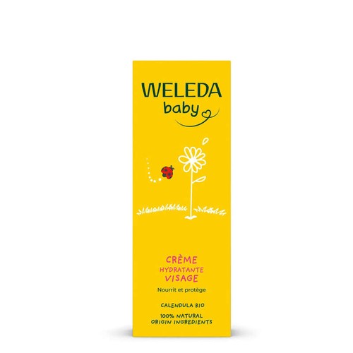 [Para] Weleda Bebe Crème Protectrice Visage au Calendula 50ml