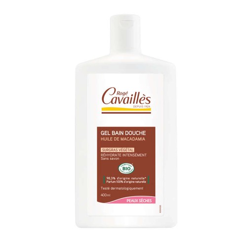 [Para] Rogé Cavaillès Gel Bain Douche Surgras Macadamia Bio 400ml