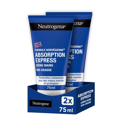 [Para] Neutrogena Formule Norvégienne Crème Mains Absorption Express 2x75ml