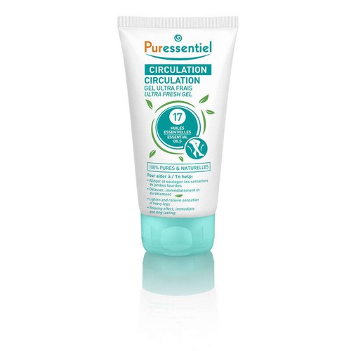 [Para] Puressentiel Circulation Gel Ultra Frais aux 17 Huiles Essentielles 125ml