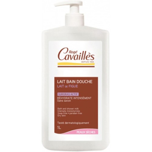[Para] Rogé Cavaillès Lait Bain Douche Lait de Figue 1L