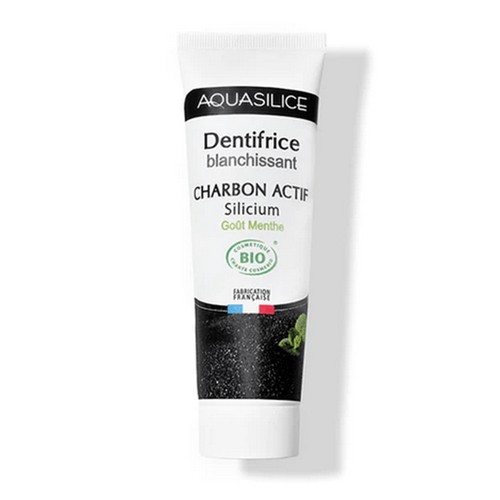 [Para] [Par Naturalia] Aquasilice Dentifrice Blanchissant Charbon Actif Silicium Gout Menthe 75ml