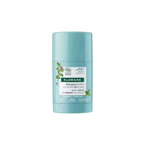 [Para] Klorane Menthe Aquatique & Argile Masque En Stick Visage Bio 25g