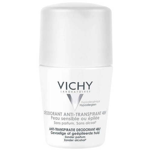 [Para] Vichy Déodorant Roll-On Anti Transpirant Peau Sensible 48H 50ml
