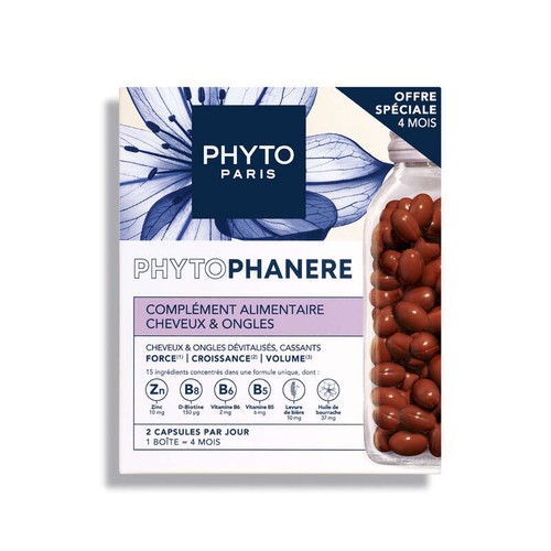 [Para] Phyto Duo Phytophanère Cheveux & Ongles 2x120 Capsules