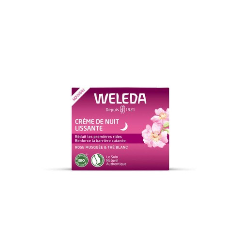 [Para] Weleda Crème de Nuit Lissante Rose Musquée 30ml