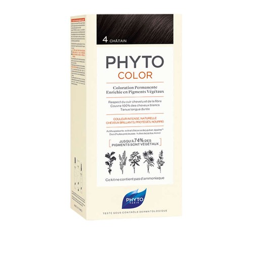 [Para] Phytosolba PhytoColor Coloration Permanente Coloration 4 Châtain