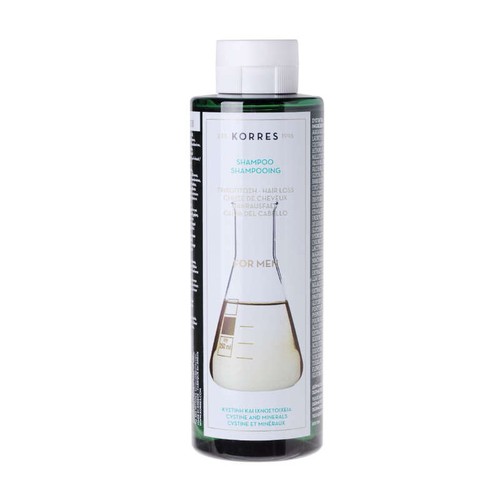 [Para] Korres Shampoing Anti-chute Homme - Cystéine & Minéraux 250ml
