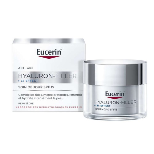 [Para] Eucerin + 3x Effect Soin de Jour SPF15 Peau Sèche 50ml