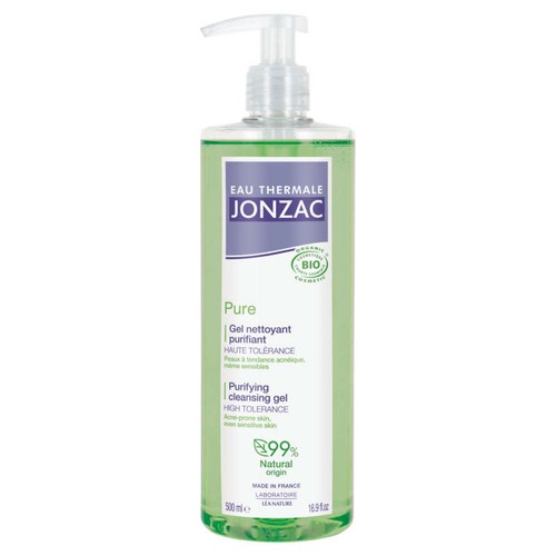 [Para] Eau Thermale Jonzac Pure Gel Nettoyant Purifiant Haute Tolérance 500ml